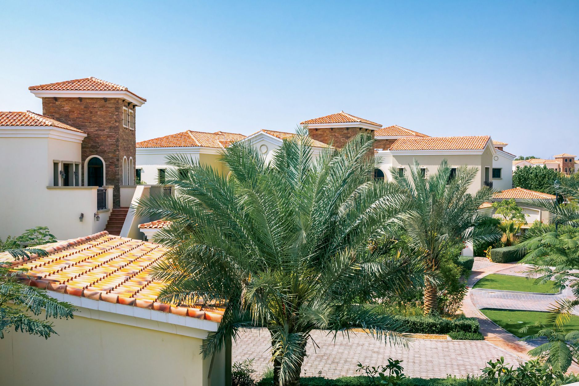 Villa garden in the Murcia countryside