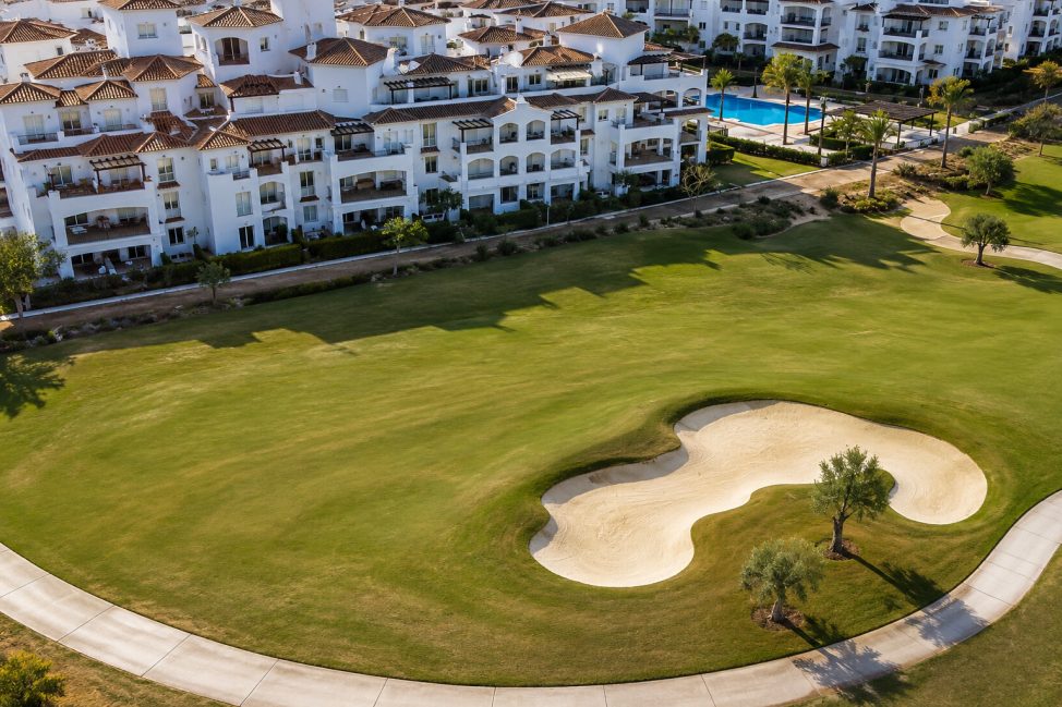 La Torre Golf Resort seen from the fairway